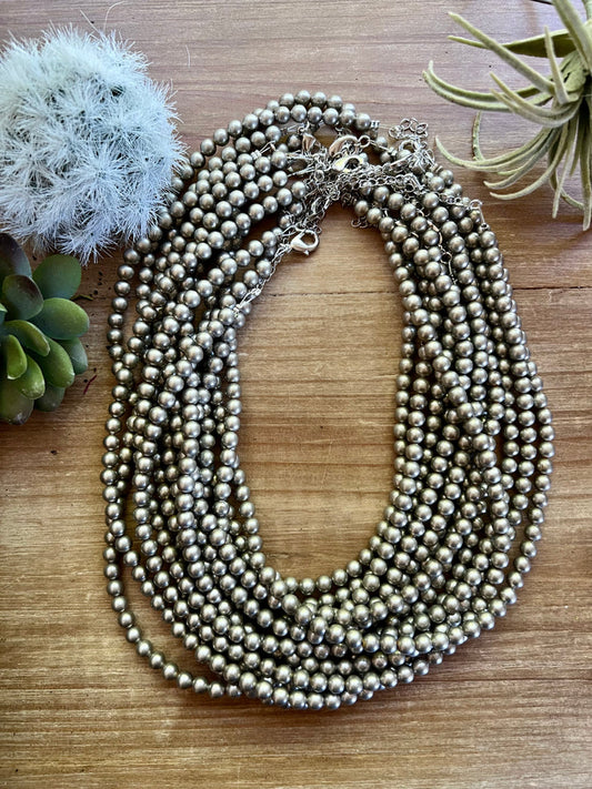 16 Inch Navajo Pearl Necklace